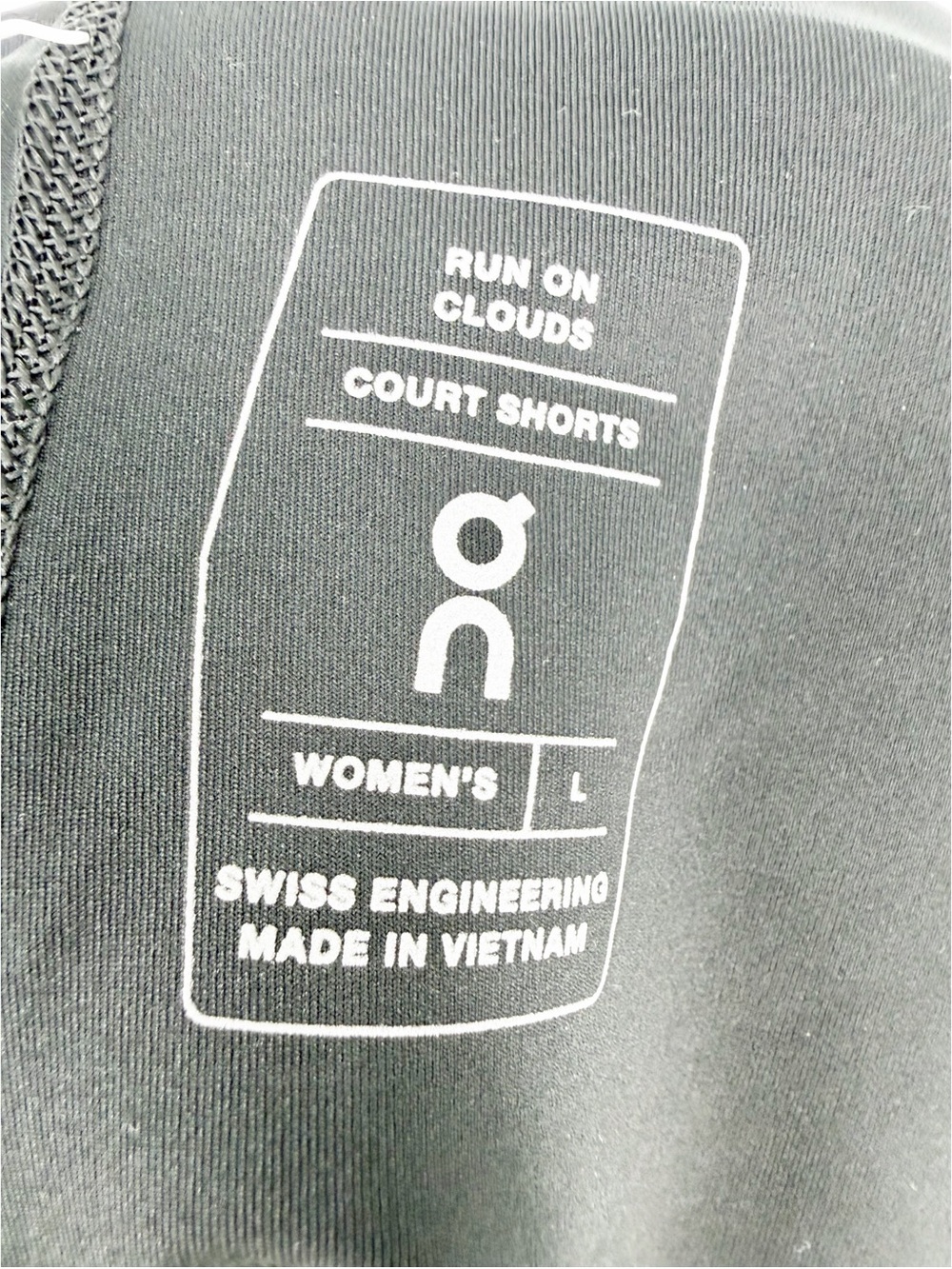 NWT On Cloud Court Shorts Black Size Large - Picture 4 of 7